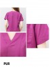 Female Soft Cotton Solid Colour Nurse Suit W/ Pockets